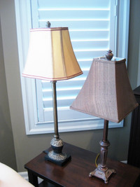 Pair of Elegant Chair Table Lamps Hall Table Lamps Study Lamps