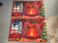Christmas  door mats