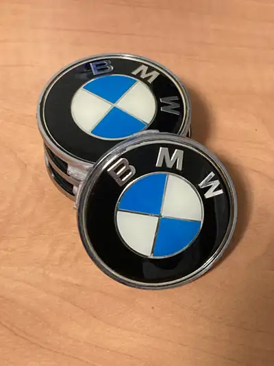 Aftermarket BMW Roundel Wheel Caps, fit for E and F model cars and SUVs with 5x120 bolt pattern or 7...