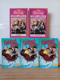 5x VHS TV Classics 1962-1966 Gilligan's Island + Beverly Hillbil