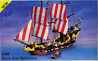 Lego 6285 Black Seas Barracuda (Dark Shark) Pirates Année 1989