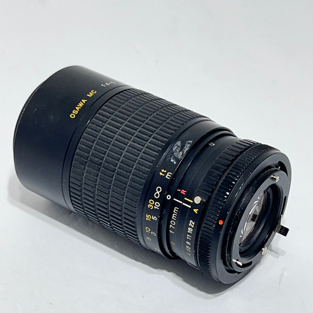 Oshawa mc 1:4-5 SLR camera lens Hoya 52mm  in Cameras & Camcorders in Winnipeg - Image 3