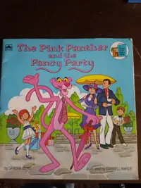 Children book, pink panther.
