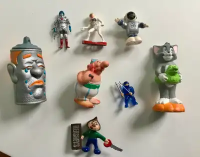 VintageTOYS from the 80's Police Academy Hershey Asterix Tom the, View more