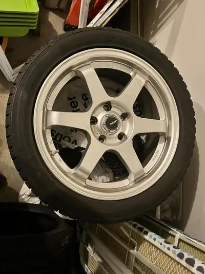 Winter tires on Rims. Size-225/45R17