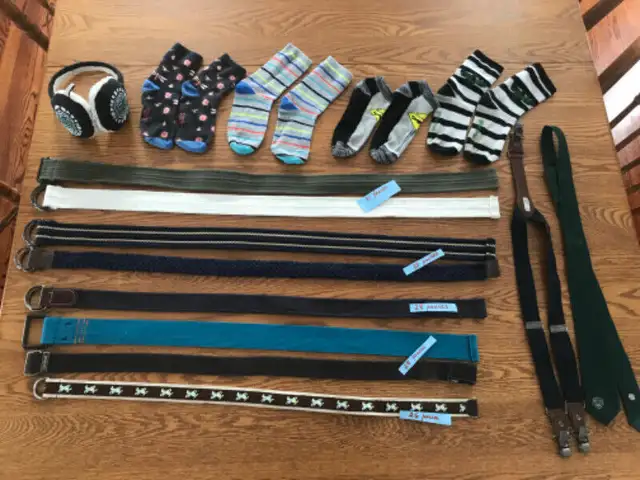 Vêtements garçon:  ceintures, bretelles, cache-oreilles, cravate in Kids & Youth in Longueuil / South Shore - Image 2