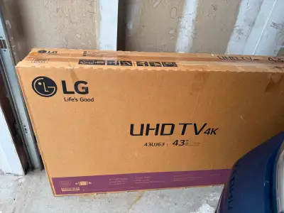 LG 43” 4K UHD Smart TV – $70 (Great Condition), View more