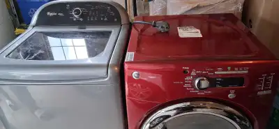 Whirlpool Washing Machine and dryer, View more