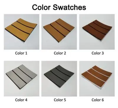 1pc Marine Floor Faux Teak EVA Foam Boat Deck 94.5x35.4" 300189, View more