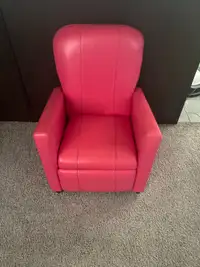  Pink recliner chair, Kids  