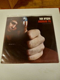 Vinyl Record 45 RPM Classic Rock Don McLean American Pie Ex