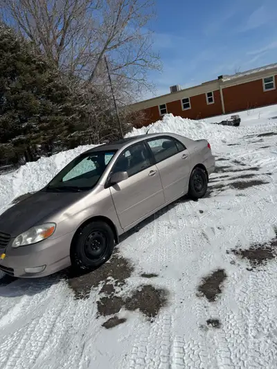 Selling 2003 Toyota Corolla 253,xxx km’s Great shape for its age Comes with good winters on rims and...