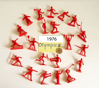 Vtg 1976 Montreal Olympic Toy: Sport Figure Set. (Fort Erie), View more