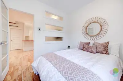 Everything included. Private room with direct access to private balcony in beautiful shared 2-bedroo...