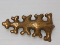 Vtg Bronze Brooch - Viking Bronze Kopi Smykker Jewelry Finland