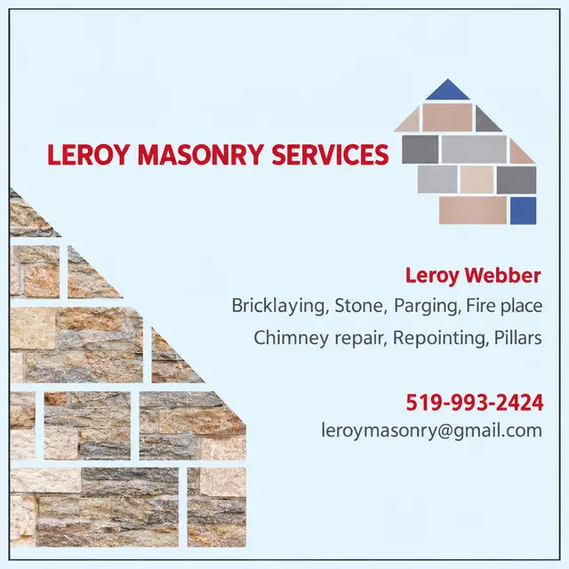 Masonry - Bricklayer Available