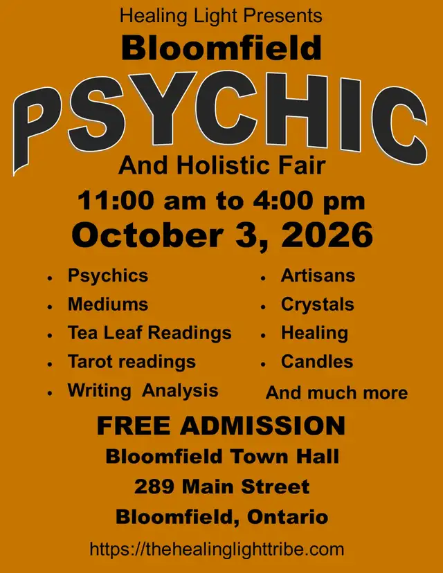 Bloomfield Psychic and Holistic Fair