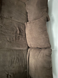 Couch 3 Seater Brown $70