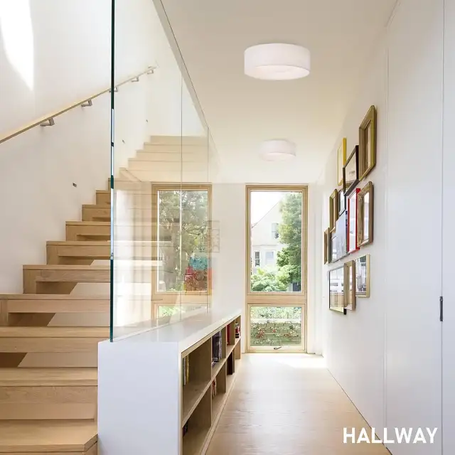 13" White Linen Fabric Flush Mount Ceiling Light, 24W LED 3000K in Indoor Lighting & Fans in Oshawa / Durham Region - Image 9