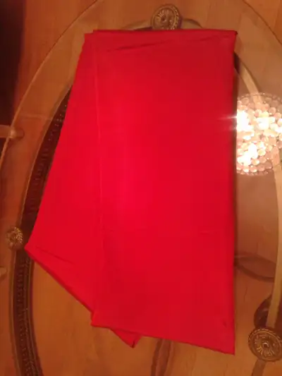 A Piece of Red Cloth, New. 100"*48",Durable, View more
