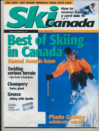 ORIGINAL SKI CANADA MAGAZINE WINTER 2000