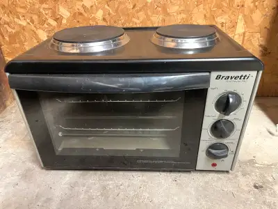 Bravetti Platinum Pro Double Burner Toaster Oven