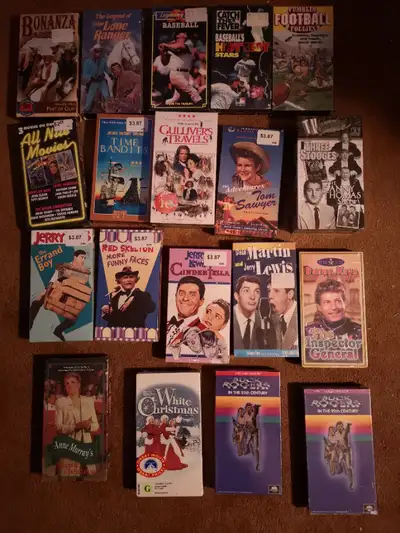 Believe it or not but I have a number of new unopened vhs movies , I think there are 28 in total. Th...