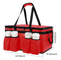 XXXL Uber/Skip Delivery Bag With Attached Cup Holders (BRAND 