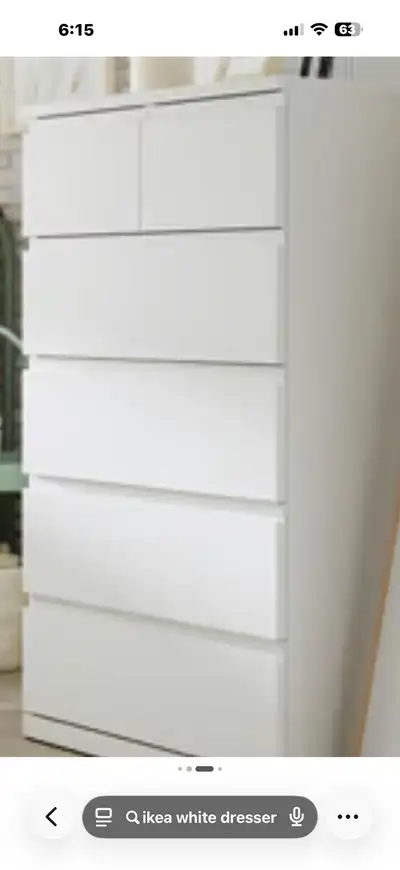 White IKEA Full Bedroom Set, View more