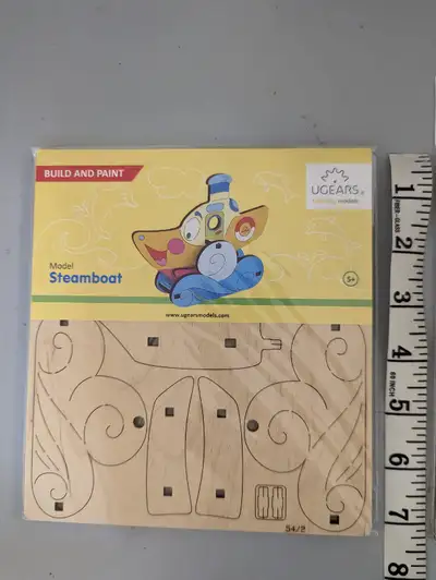 I have for sale a brand new DIY Wooden Build & Paint Model Steamboat!!! If you have any questions or...