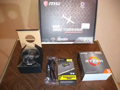 FS: MSI MAG B550 Tomahawk Mobo/Ryzen 5600G/32Gb Ram Combo, View more