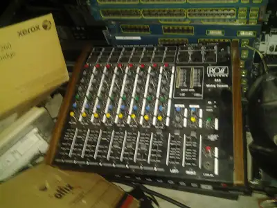vintage Ross 8x2 mixer 8 channel eq +echo studio recording equi, View more