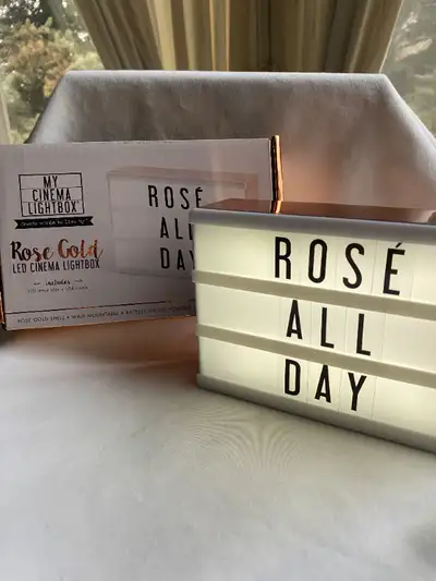 New - My Cinema Lightbox, Micro, Rose Gold, View more