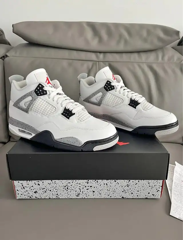Jordan 4 Retro White Cement  in Men's Shoes in Mississauga / Peel Region - Image 6