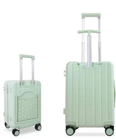 Apelila 20" Ride-On Suitcase TSA-Approved Carry-On Lockable Silent Wheels Lightweight PC+ABS Hard Sh...
