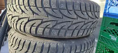 225/60R17 winter tires and rims 5 x 114.3 bolt pattern