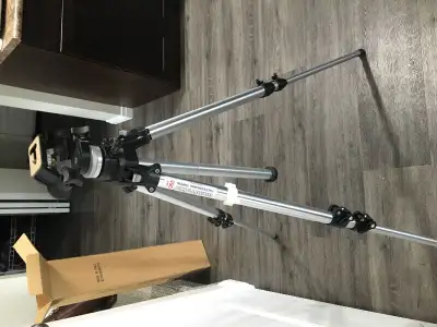 New Manfroto pro tripod in box, View more