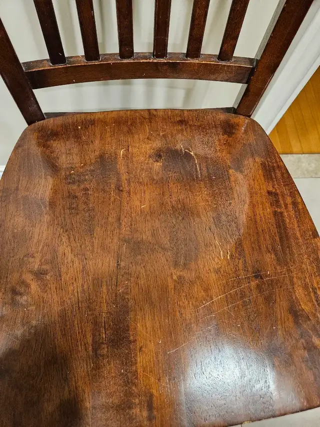 Wooden Bar Stools x 3 in Dining Tables & Sets in Mississauga / Peel Region - Image 5