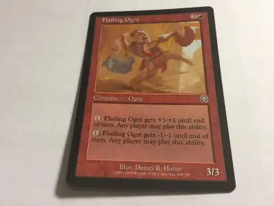 1999 FLAILING OGRE #188  Magic The Gathering Mercadian Masques, View more