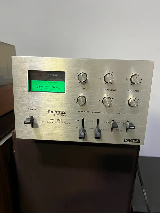 Vintage Technics 4CH Demodulator in Stereo Systems & Home Theatre in City of Toronto - Image 2