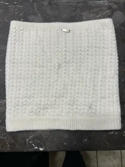 Calvin Klein Scarf Women's OSCream White Cable Knit InfinityLoop, View more
