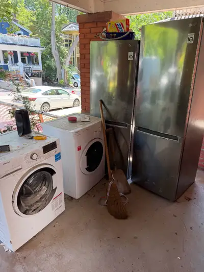 appliance for sale-fridges, washers and dryer, View more