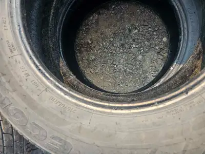 Pair of Bridgestone all season tires thread is 80% 4037971904