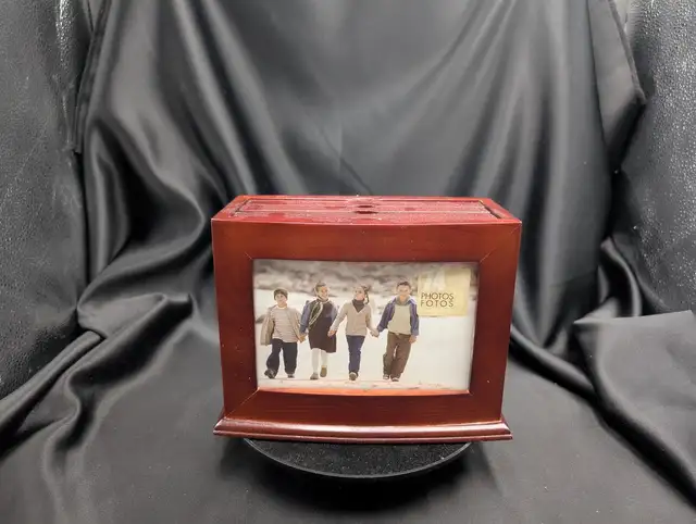 Wooden Photo Frame Box with Storage Albums 74 Photo Capacity in Home Décor & Accents in Calgary - Image 2