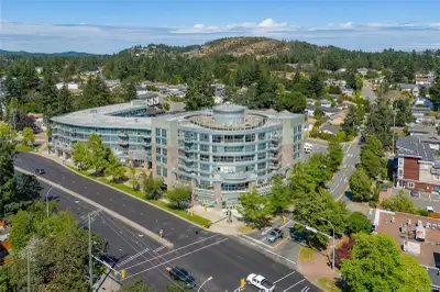 Welcome to this spacious south facing penthouse suite downtown Langford with lovely mountain and cit...