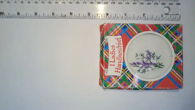 Antique Cotton Embroidered Handkerchief - NIB in Other in City of Toronto - Image 2