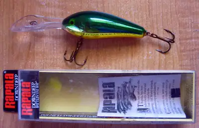 NEW RAPALA DRFR-7 GSD Deep Rattlin' Fat Rap fishing lure bait, View more