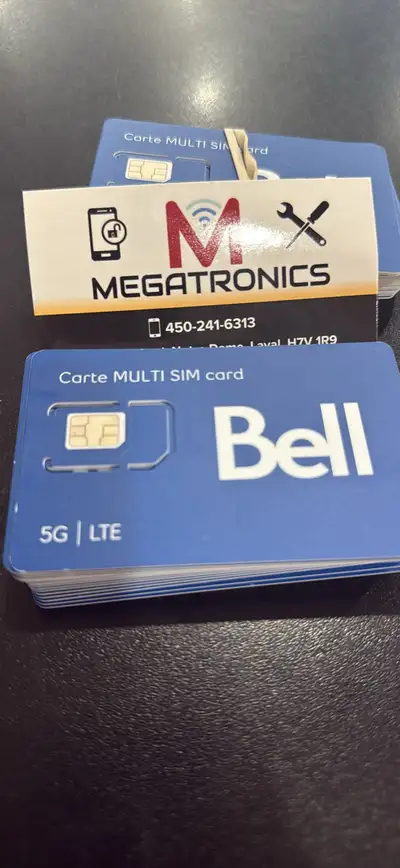 CARTE SIM BELL ✅ @ 3854 BOUL NOTRE DAME Max, View more