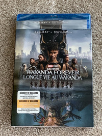 New Marvel Black Panther Wakanda Forever Blu-ray/code