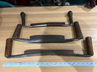 Antique wood working Drawknife Tool, View more